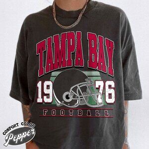 Tampa Bay Football Retro-Inspired Comfort Colors T-Shirt 166